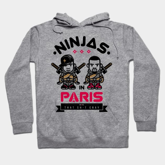 KDNJ Ninjas in Paris Hoodie by KDNJ